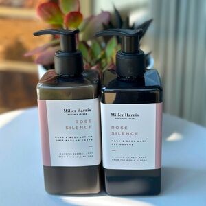 NEW Miller Harris Rose Silence Bath&Body Set